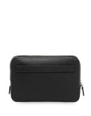 panelled pouch bag