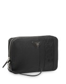 panelled pouch bag