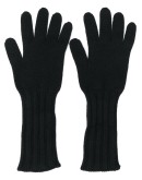 ribbed Scottish gloves