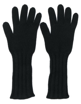 ribbed Scottish gloves