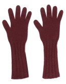 ribbed long gloves