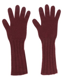 ribbed long gloves