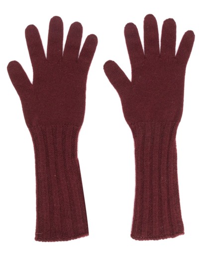 ribbed long gloves