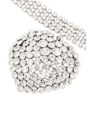 embellished drop heart choker