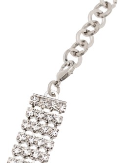 embellished drop heart choker