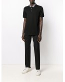 contrasting collar polo shirt  