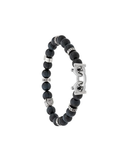 semi-precious stone and Gancini bracelet
