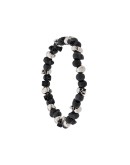 beaded skull bracelet