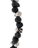 beaded skull bracelet