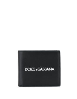 logo print bifold wallet