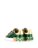 Portofino printed logo sneakers