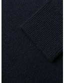 embroidered logo knit sweater