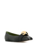 Half Moon GG flat pumps