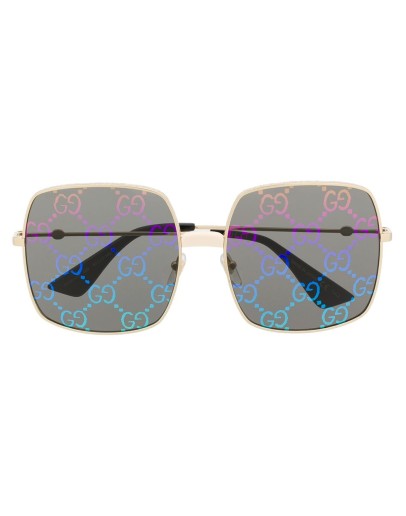 GG holographic square-frame sunglasses