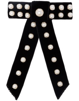 Perlita bow hair clip