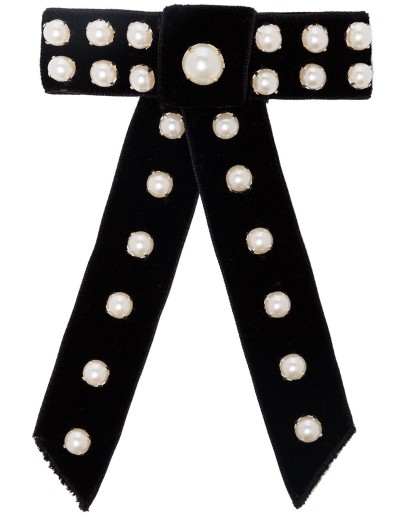 Perlita bow hair clip
