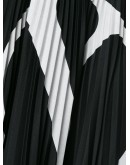 VLOGO-print pleated skirt 