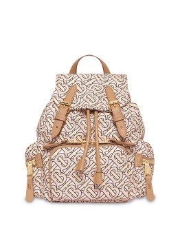 small monogram print rucksack