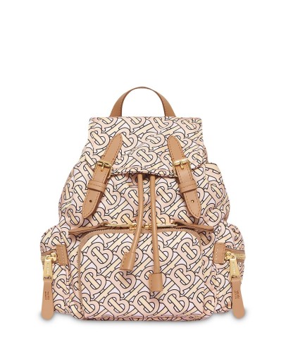 small monogram print rucksack
