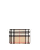 Vintage Check E-canvas Card Case