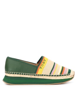 woven striped espadrilles