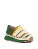woven striped espadrilles