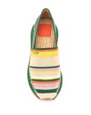 woven striped espadrilles