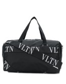 small Boston logo print holdall