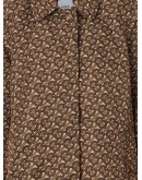 Keatsbridge single breasted Monogram print coat