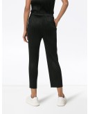 high-waisted slim fit trousers