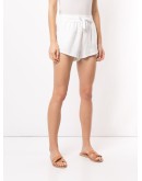high-waisted drawstring shorts