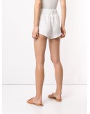 high-waisted drawstring shorts