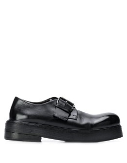platform sole derby shoes