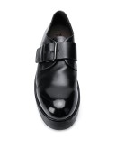 platform sole derby shoes