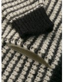 hooded stripe jumper