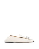 crystal-embellished square-toe slippers