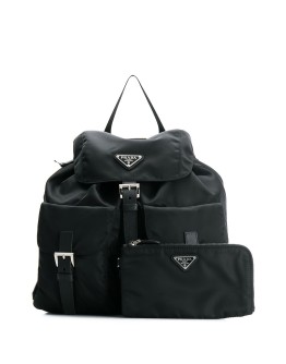 logo plaque backpack