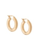 polished hoop earrings