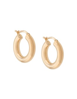polished hoop earrings