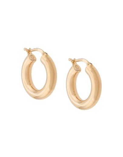 polished hoop earrings
