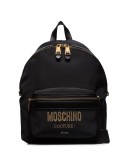 metal-logo backpack