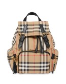 small Vintage Check Icon Stripe backpack