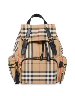 small Vintage Check Icon Stripe backpack