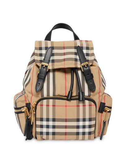 small Vintage Check Icon Stripe backpack