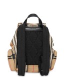 small Vintage Check Icon Stripe backpack