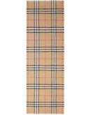 Lightweight Check Wool and Silk Scarf