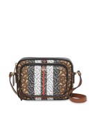 Monogram Stripe E-canvas Camera Bag