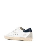 distressed finish low top sneakers