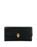 skull continental wallet 