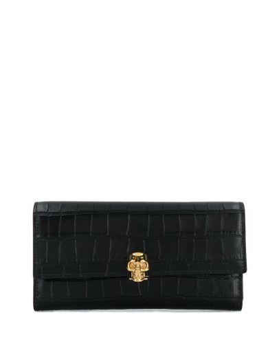 skull continental wallet 